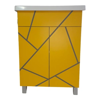 Пластиковая напольная тумба The MIX Chaos HPL 3127 mat 80 см