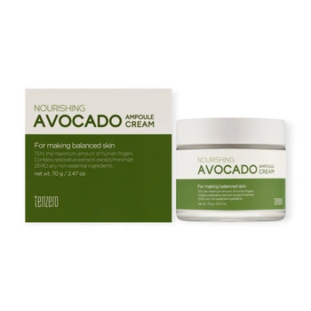 Крем Tenzero для лица Nourishing Avocado Ampoule с авокадо питательный 70г