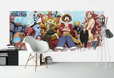 Плакат-постер с принтом Кавун One Piece Ван-Пис Luffy Луффи и команда One Piece 4 А3 ПЛ000701(А3+)