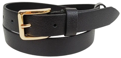 Ремень женский Skipper 110x3 см Черный (1671-30)