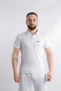 Футболка Polo No Brand Білий S (1590528301)