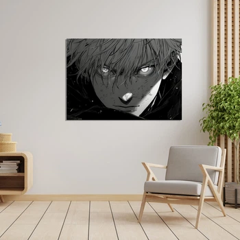Плакат-постер с принтом Кавун Jujutsu Kaisen Магическая битва Satoru Gojo Сатору Годжо повязки А2 ПЛ000780(А2)