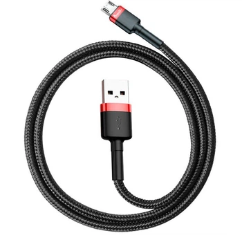 Кабель Avantis AC-48m Cool USB – Micro 2м- черно-красный