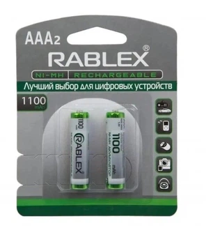 Акумуляторна батарейка Rablex AAA NI-MH HR03 1100mAh 2 шт