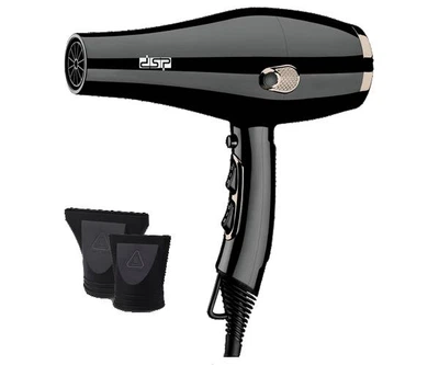 Фен для сушки и укладки волос с ионизацией DSP 30088 2200W Черный (24327-30088_601)