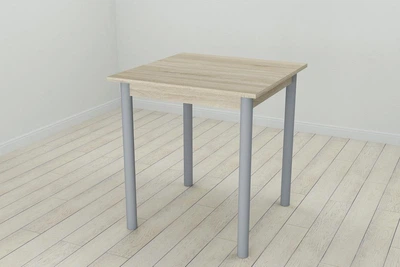 Стол кухонный Ferrum-decor Агата 75x70x70 Серый ДСП Сонома 16мм (AGA0060)