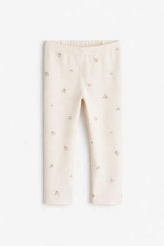 Лосини H&M 1239679 50см білий квіти