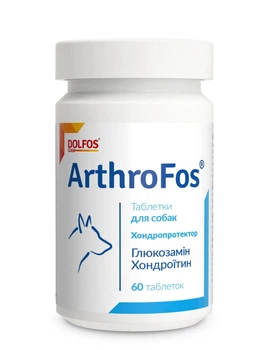 Витамины и минералы Dolfos ArthroFos – таблетки для опорно-двигательной системы собак 60 табл (139-60)