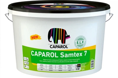 Фарба інтер'єрна латексна Caparol Samtex 7, шовковисто-матова, В1, Біла, 10л