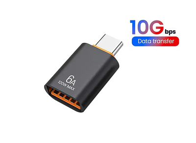 Перехідник USB-A Male на USB-C Female для смартфона 6А