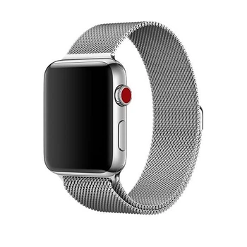 Ремінець Milanese Loop Metal Silver для Apple Watch 42/44/45/46/49 мм сріблястий