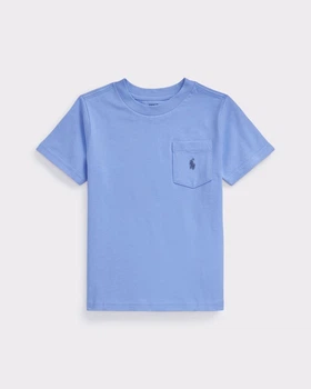 Футболка Polo Ralph Lauren с карманом 1159853369 (Синий 7) на рост 124-134 см