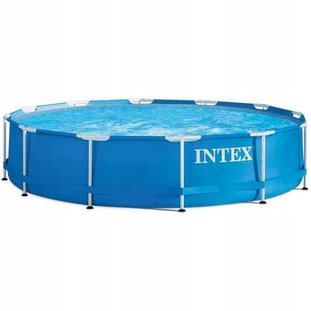 Каркасный Круглый Бассейн для дачи Intex 366 х 76 см