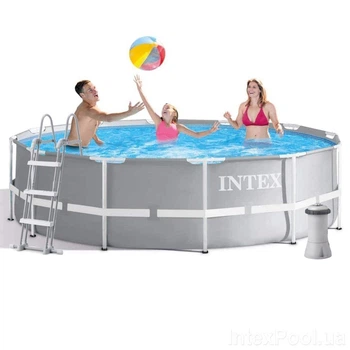 Круглый Каркасный Бассейн Intex с Фильтром Насосом 366 x 99 см