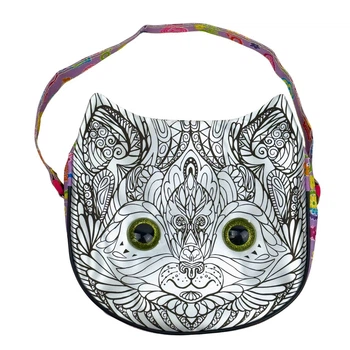 Набір для дитячої творчості Сумочка-розмальовка My Color Pet Bag Cat Danko Toys CPB-01-02U різнобарвний
