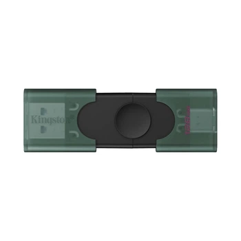 Флешка Kingston DataTraveler Duo 128GB USB3.2 Type-C Green (DTDEG2/128GB)