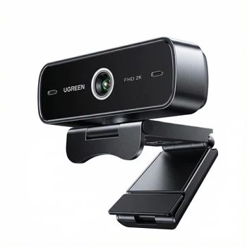 Веб-камера Ugreen CM926 2K HD 4 Мп автофокус двойной микрофон USB 1.5 м Черный (75593)