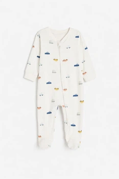 Комбінезон H&M 1197187 56см білий машинки