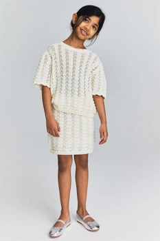 Кофта H&M 1269485 110-116см молочний