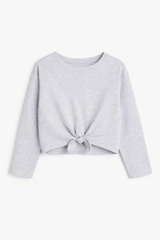 Кофта H&M 1071532 158см сірий меланж