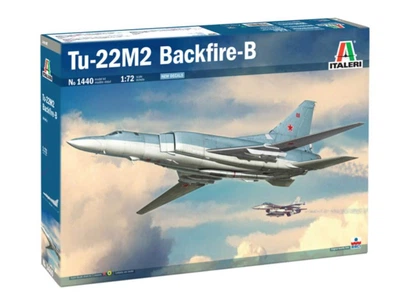 Збірна модель 1:72 бомбардувальник Tu-22M2 Backfire-B Italeri 1440