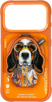 Панель Nimmy Cool&Cute 2.0 Dog MagSafe для Apple iPhone 17 Pro Orange (6971080316531)