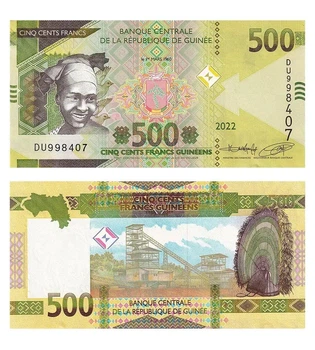 Банкнота 500 франків Гвінея 2022 рік UNC