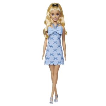 Лялька Barbie Барбі Модниця блакитні бантики