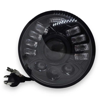 Світлодіодна фара StarLight Bi-LED JR-5,75" ближнє/дальнє DRL + поворот ВАЗ 2106, BMW, Альфа (∅143мм)
