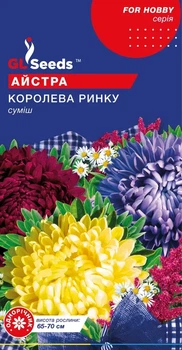 Насіння Айстри Королева ринку (0.3г), TM GL Seeds