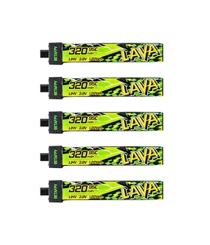 Батарея BETAFPV LAVA II 1S 320mAh 3.8V 95C BT2.0 (5 ед.)