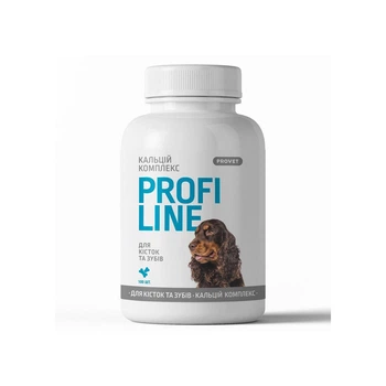 Витамины Provet PROFILINE для собак КАЛЬЦИЙ комплекс для костей и зубов 100 таблеток