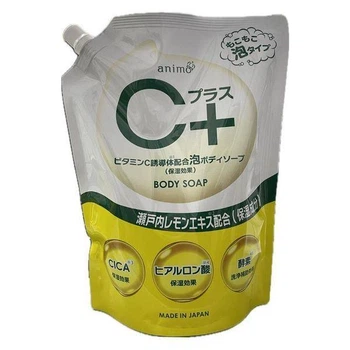 ROCKET SOAP C Plus Foaming Body Soap мыло-пенка для тела с витамином С (сменный блок), 800 мл
