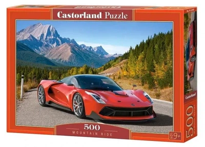 Пазл Castorland puzzle Красный автомобиль в горах, 500 эл. (B-52967)