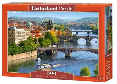 Пазл Castorland puzzle Вид на мосты в Праге, Чехия, 500 эл. (B-53087)