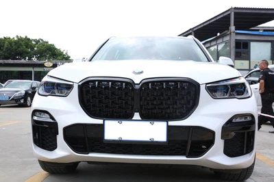 Ніздрі Diamond Black для BMW X5 G05 2018-2022 (чорний глянець)