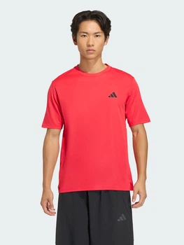 Футболка спортивная длинная мужская Adidas Workout Essentials Base KD5456 XL Красная (4068821515833)