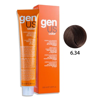 Стійка крем-фарба GENUS 6.34 Dark Blonde Chocolate 100 мл