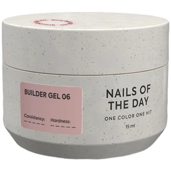 NAILSOFTHEDAY Builder Gel 06, 15 мл