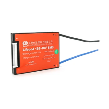 BMS плата DaLy LiFePO4 48V 16S 20A симметрия