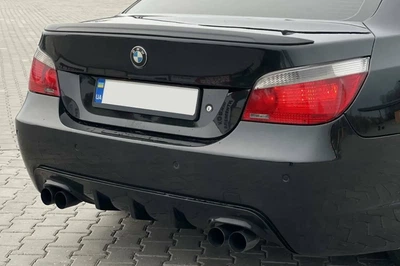 Дифузор заднього бампера для BMW 5 E60/E61 2003-2010 M-Sport, пластик