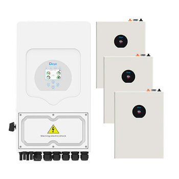 Комплект автономного енергопостачання Deye SUN-8K-SG05LP1-EU 8kW + Deye SE-F5 Pro-C 15.36kWh White