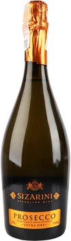 Вино ігристе Sizarini Prosecco DOP Morando біле екстра-сухе 0.75 л (8007531100133_8006870014453)