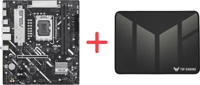 Материнська плата ASUS PRIME B860M-K (s1851, Intel B860, PCI-Ex16)+ Ігрова поверхня Asus TUF Gaming P1 Speed у подарунок!