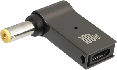 Адаптер для зарядки ноутбуков Type-C to DC 5.5-1.7mm 100W