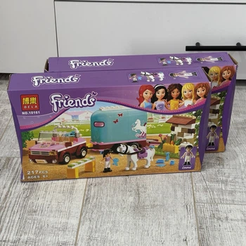 Конструктор Friends Трейлер Емми для перевезення коней | Emma's Horse Trailer з Фігурками (217 PCS)