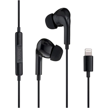Навушники Hoco M111 Pro Primero Lightning протиударні для iPhone чорні