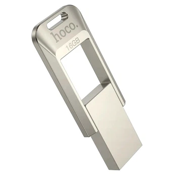 Флеш-накопитель Hoco UD16 USB 3.0 поворотный 16GB противоударный черный