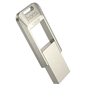 Флеш-накопитель Hoco UD16 USB 3.0 128GB поворотный противоударный черный