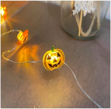 Гирлянда Halloween Pumpkin TXD60 Оранжевая из PRC с противоударным покрытием 0,5 м